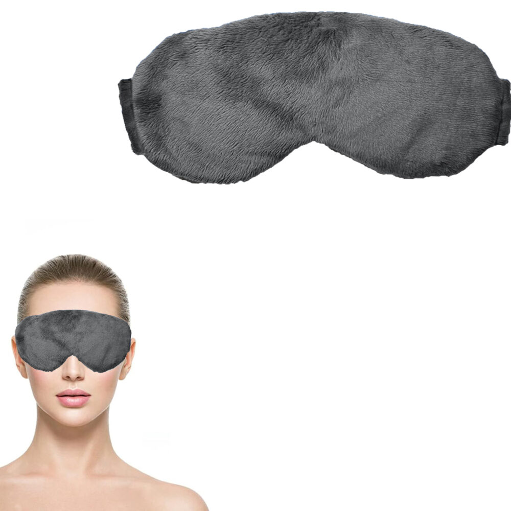 Antifaz para dormir:Antifaz para Dormir con Compresas de Microondas